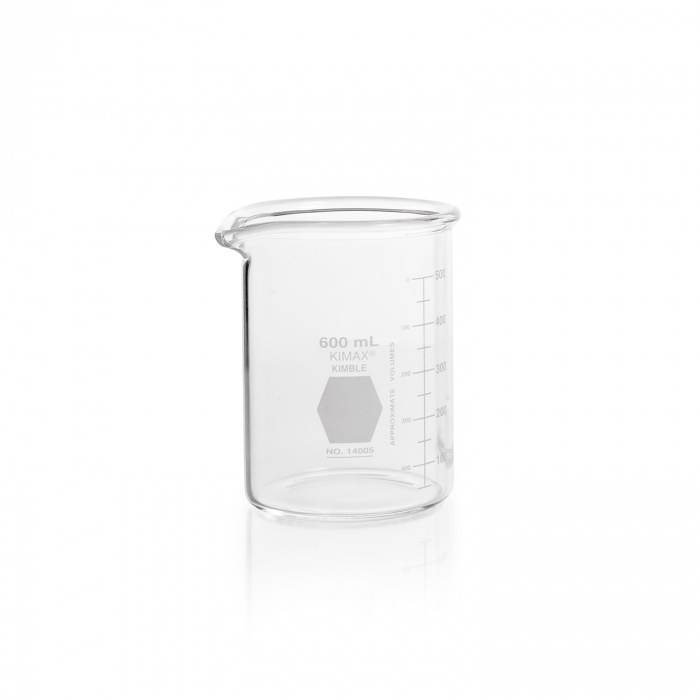 BEAKER,HEAVY DUTY,LOW,SCALE,600ML