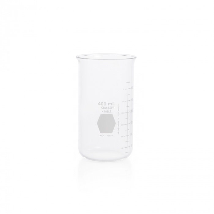 BEAKER,BERZELIUS,TALL FORM,NO SPOUT,400ML