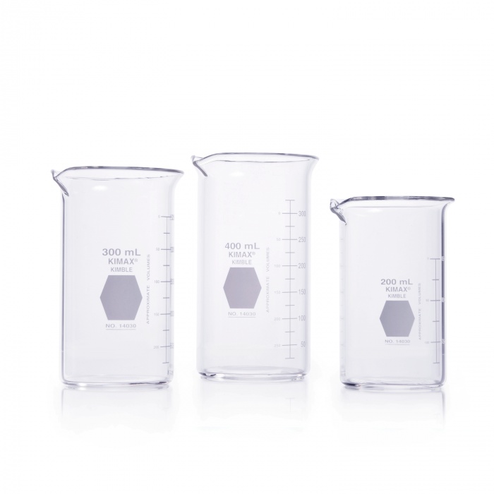 BEAKER,BERZELIUS,TALL FORM,WITH SPOUT,SCALE,1000ML