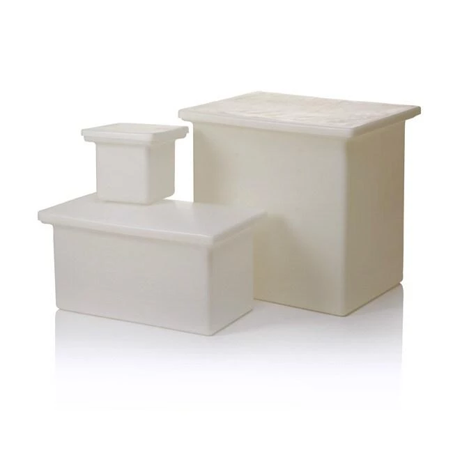 Rectangular Tank with Cover PP 2 gal / 8 x 8 x 8