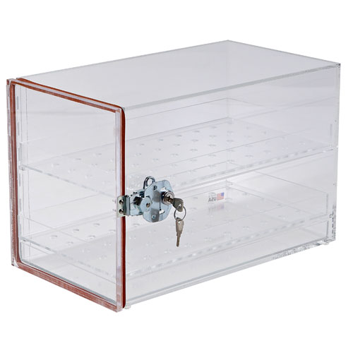 Desiccator Large w Lock, Acrylic, 1/EA
