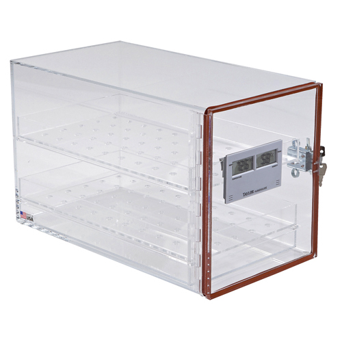 Desiccator Large, Lock/Hygrometer, Acr, 1/EA