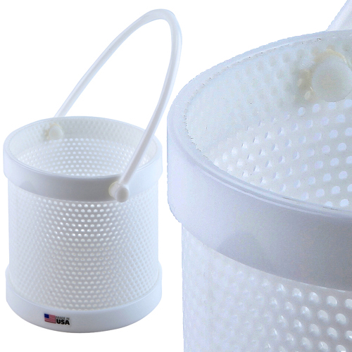Basket Dipping Round, HDPE 8 x 8", 1/EA