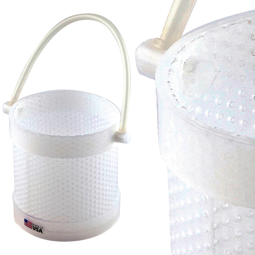 Basket Dipping Round, PP 8 x 8", 1/EA