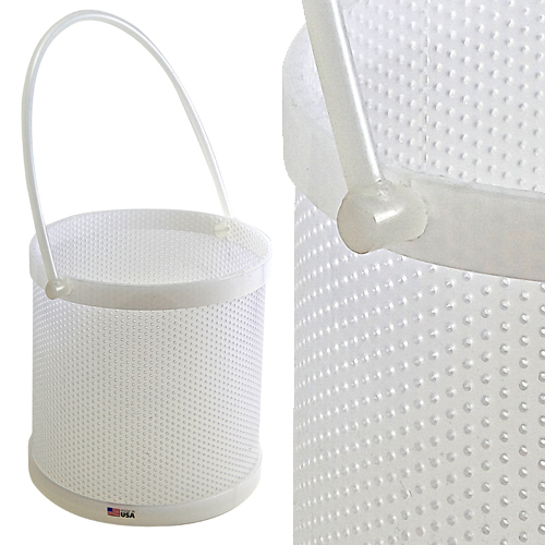 Basket Dipping Round, PP 12 x 12", 1/EA