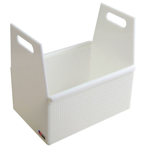Basket Dip Rect Side Hand, HDPE 12x8x6", 1/EA
