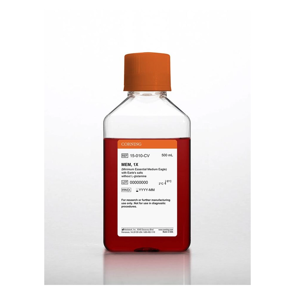 Corning® 500 mL MEM (Minimum Essential Medium) [+] Earles salts [-] L-glutamine