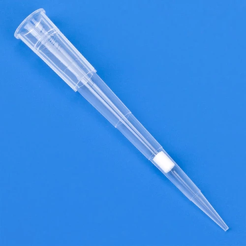 Filter Pipette Tip, 0.1 - 20uL, Certified, Universal, Low Retention, Graduated, 54mm, Natural, STERILE, 96/Rack, 10 Racks/Box - PK/1