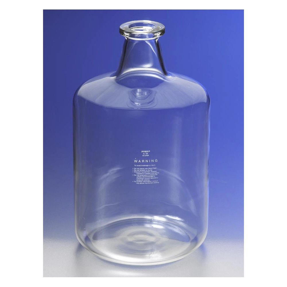 PYREX 9.5L Solution Bottle with Tooled Neck