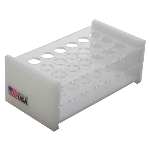 Rack Test Tube 18 Place, Acrylic 16mm, 12/CS