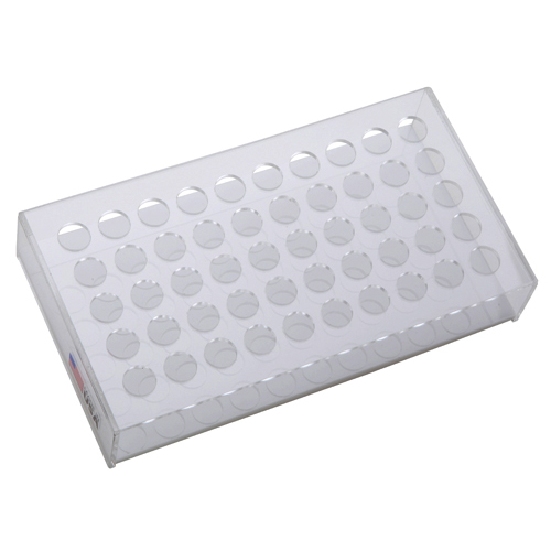 Rack Sample Cup 50 Place, Acrylic 13mm, 12/CS
