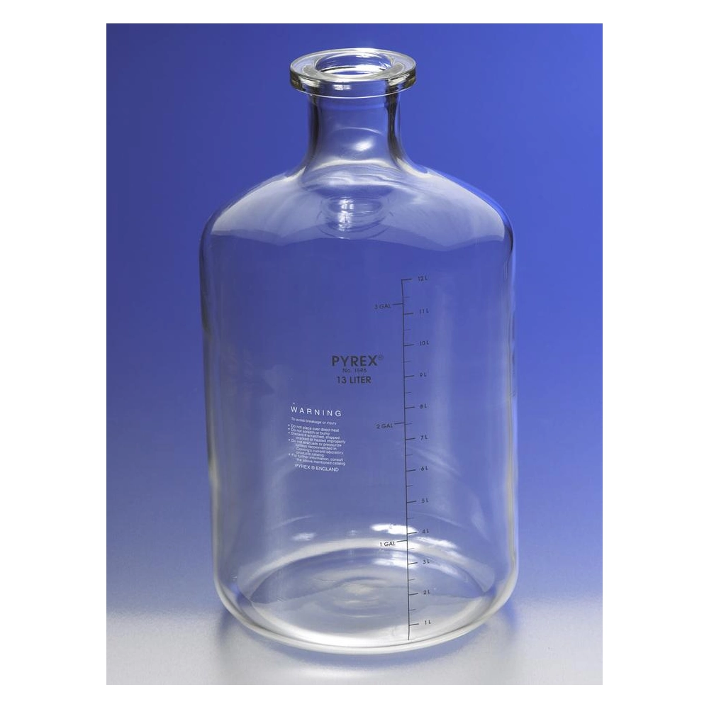 PYREX 13.25L Solution Carboy with Tooled Neck and Graduations