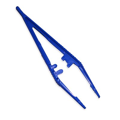 Forceps Plastic pk6, Blue