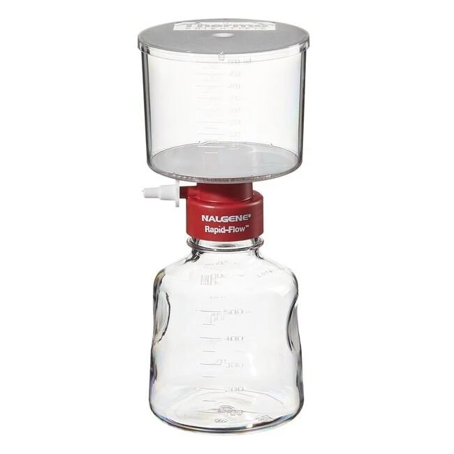 500 mL Rapid-Flow Filter Unit 0.2 µm Nylon membrane, 90mm dia
