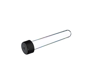 TUBE, 12 ML, PP, 16,8/100 MM, ROUND BOTTOM, WHITE STANDARD SCREW CAP, CLEAR, STERILE