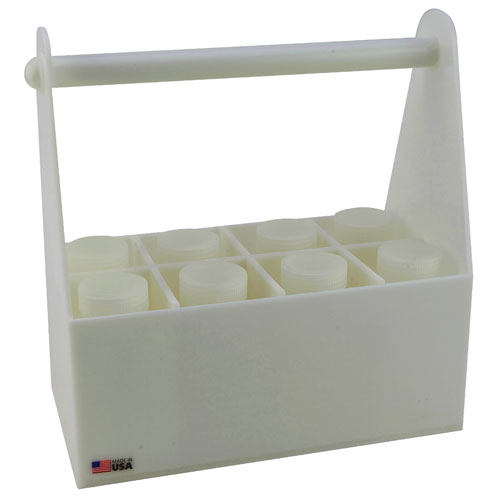 Bottle Carrier 8 Compartment, HDPE, 1/EA
