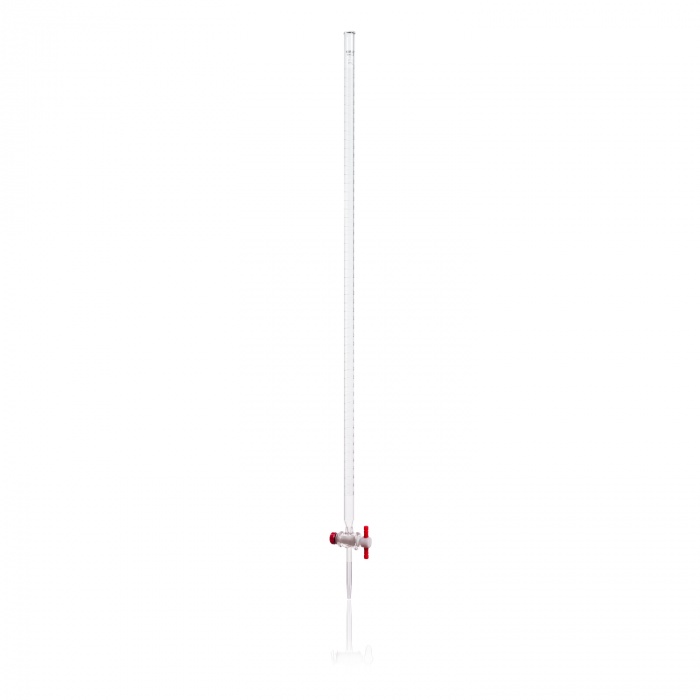 Straight Bore Buret, Class B,with PTFE Stopcock,25ML