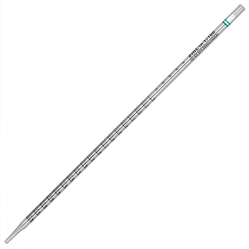 Serological Pipette, Diamond Essentials, 2mL, PS, Standard Tip, 275mm, STERILE, Green Band, Individually Wrapped, 100/Bag, 5 Bags/Unit