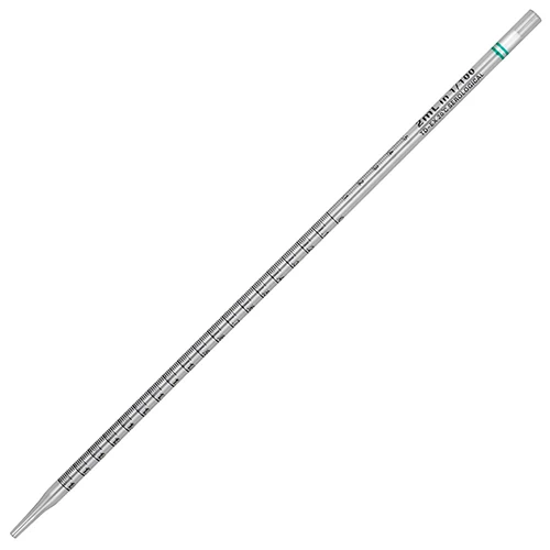 Serological Pipette, 2mL, PS, Standard Tip, 275mm, STERILE, Green Band, Individually Wrapped, 500/Dispenser Box - PK/1