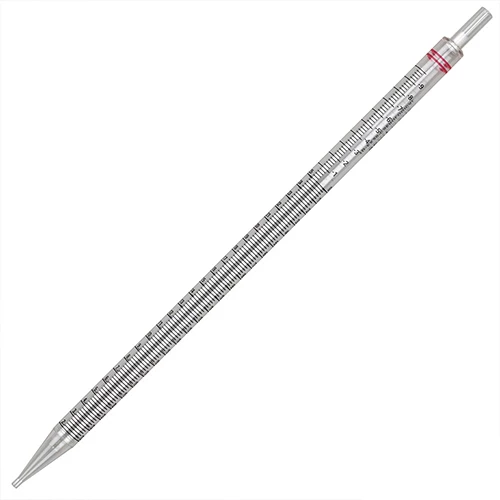 Serological Pipette, 25mL, PS, Standard Tip, 345mm, STERILE, Red Band, Individually Wrapped, 100/Dispenser Box - CS/300