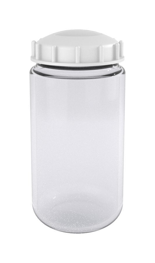Autoclavable Polycarbonate (PC) Centrifuge Bottles, 250 mL with Seal Cap, 36/CS