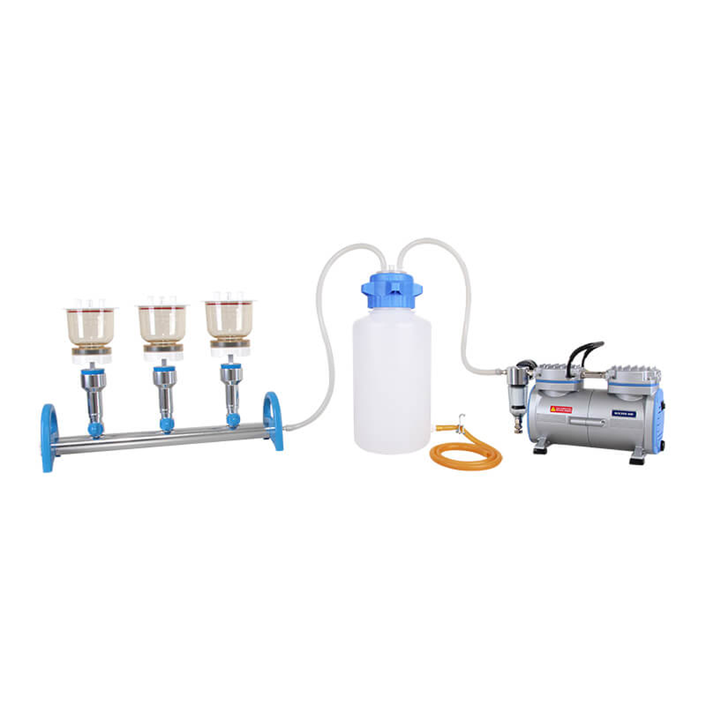 MultiVac 310-MS-T, 3-Branch Aluminum Manifold Vacuum Filtration System, AC 110V/60Hz