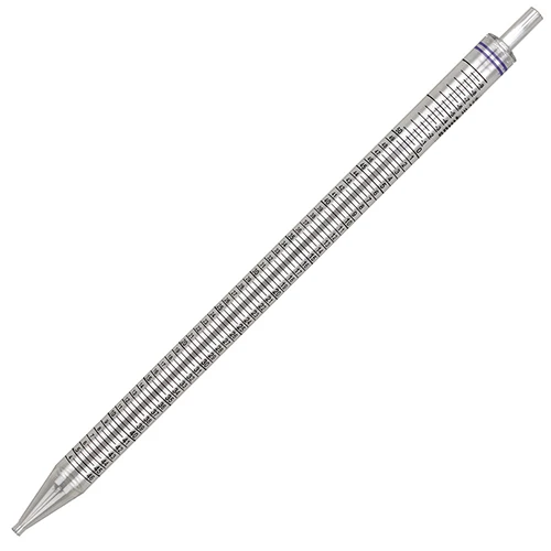 Serological Pipette, 50mL, PS, Standard Tip, 345mm, STERILE, Black Band, Bulk, 25/Bag, 4 Bags/Unit