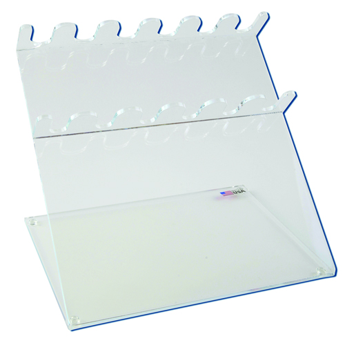 Pipettor Holder 6 Plce, Acrylic 12x8x12", 1/EA