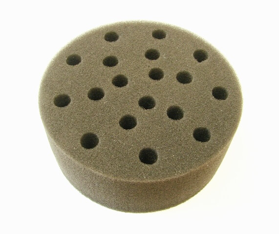 Foam Tube Insert for 18 test tubes Ø10mm, requires with Universal Adapter