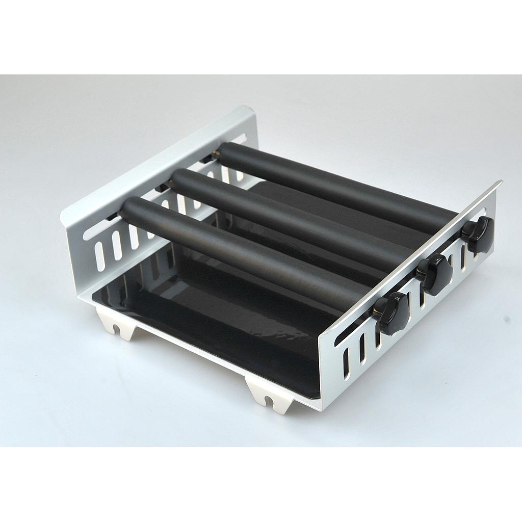 Universal Platform for 2.5KG Linear/Orbital Shaker for use with various types of flasks/vessels with horizontal adjustment (3) clamping bars