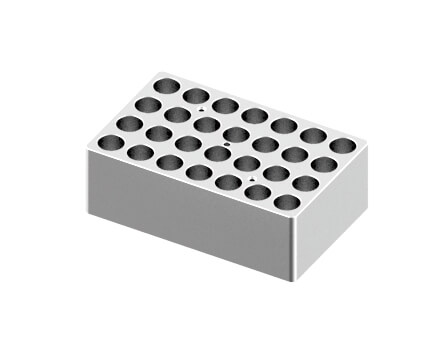 Block, used for 5/15mL tubes, 28 holes