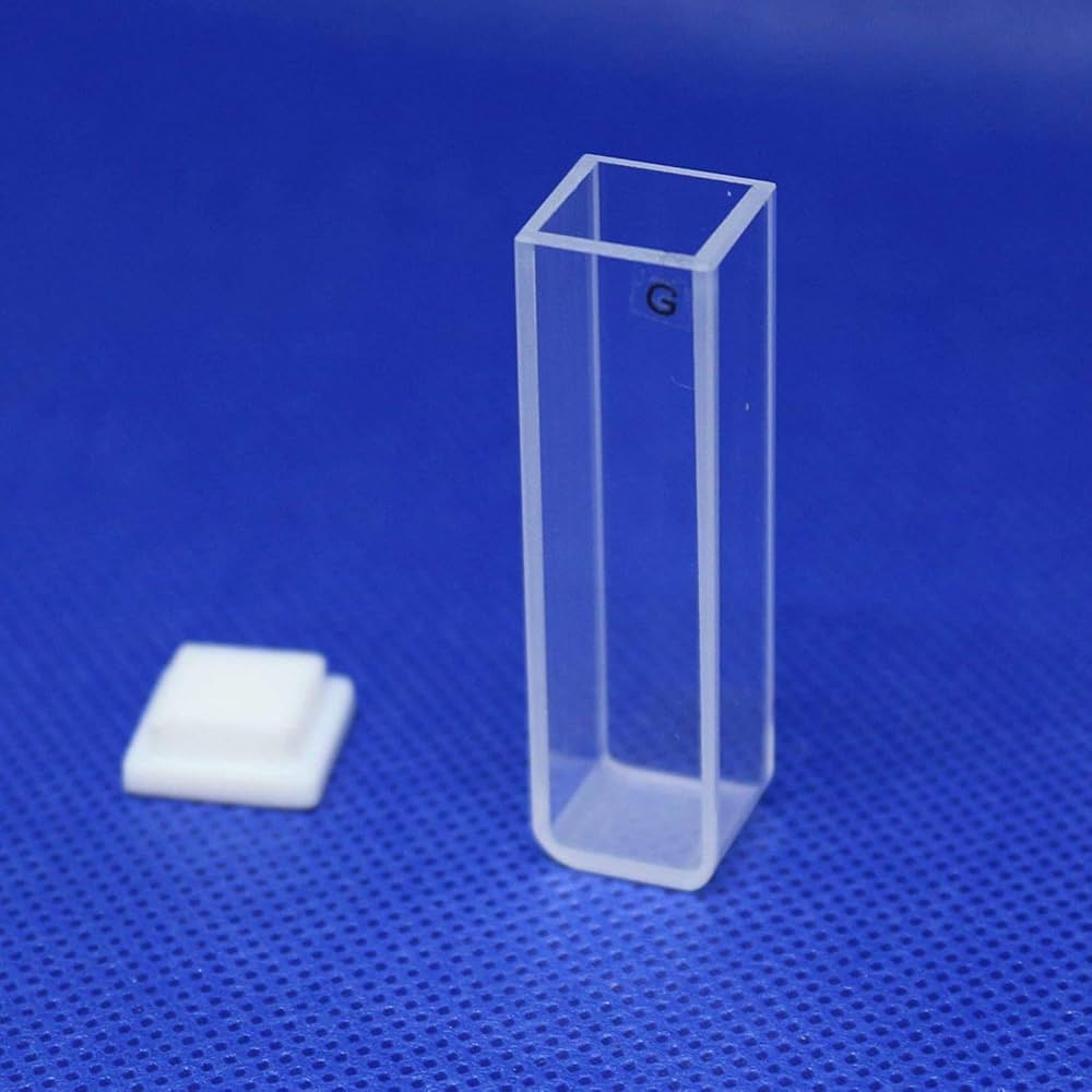 Square Cuvettes.Quartz 50mm, set/2 pcs