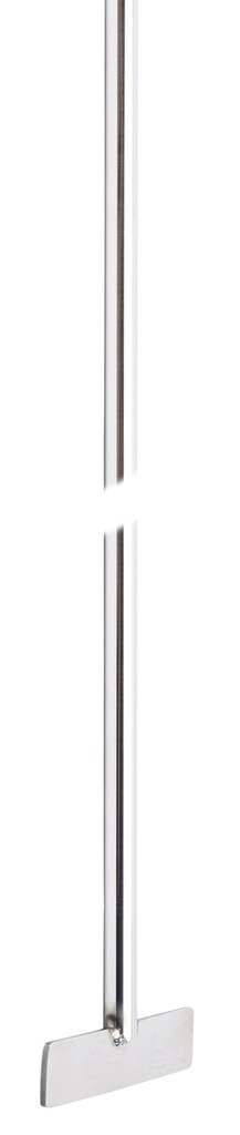 Flat-blade stirrer, 316L stainless steel