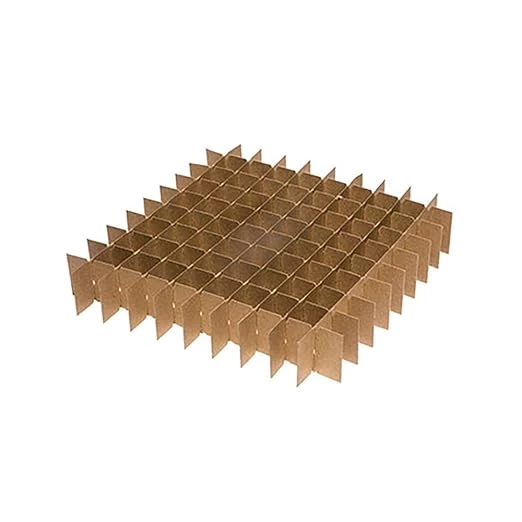 Cardboard Tray and Partition for Wide Vial