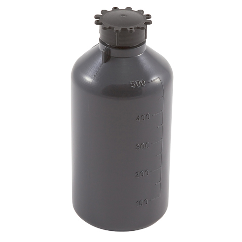Bottle NM Graduated, PE 500mL, 25/CS