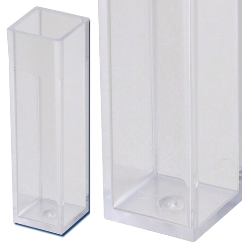 Cuvette VIS Range Clear Side, PS 4.5mL, 1/CS