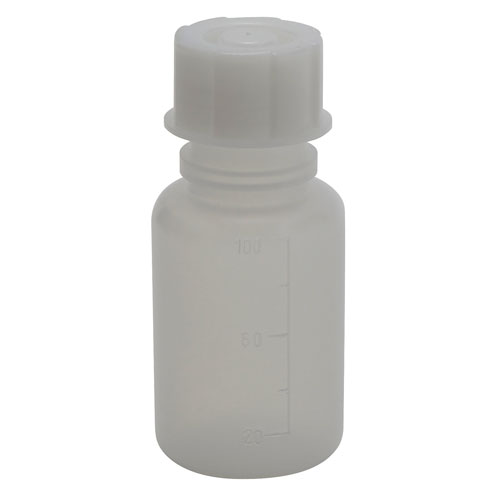 Bottle Grad WM, LDPE 100mL, 100/CS