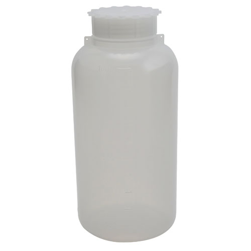 Bottle Round PP WM Closure, LDPE 1000mL, 5/PK