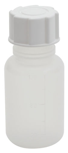Bottle Graduated WM, PP 100mL, 100/CS