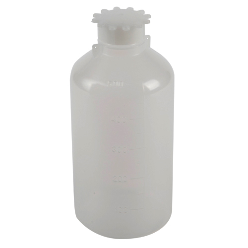 Bottle Round PP NM Closure, LDPE 500mL, 5/PK