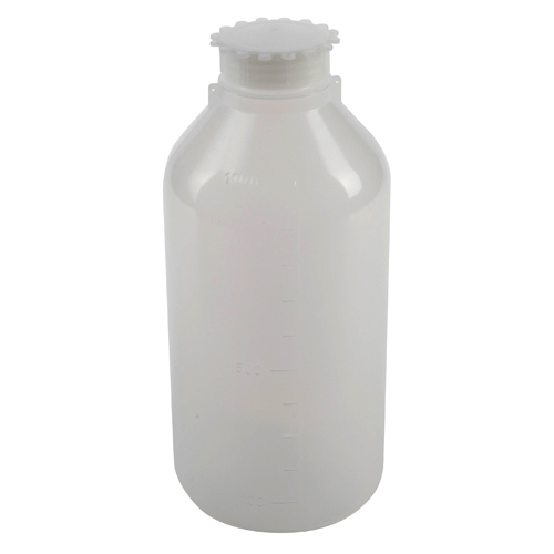 Bottle Round PP NM Closure, LDPE 1000mL, 5/PK
