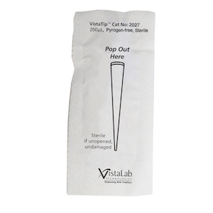 250µL Pipette Tips, MLA, Individually Wrapped, Non-Pyrogenic, Sterile