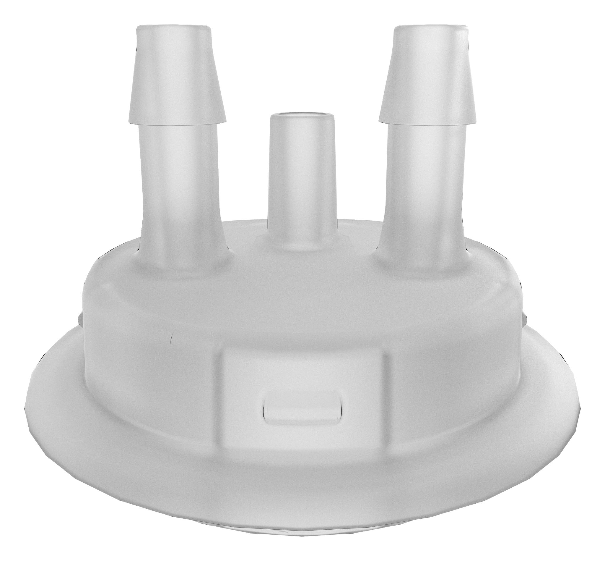 VersaCap 53 mm (53B) Bottle and Flask Cap Adapter, Tangle Free Hose Barb Adapter, Two 1/2 Inch Barbs for 1/2 Inch ID Tubing, for use with VersaCap 53 mm Open Cap, 1/EA