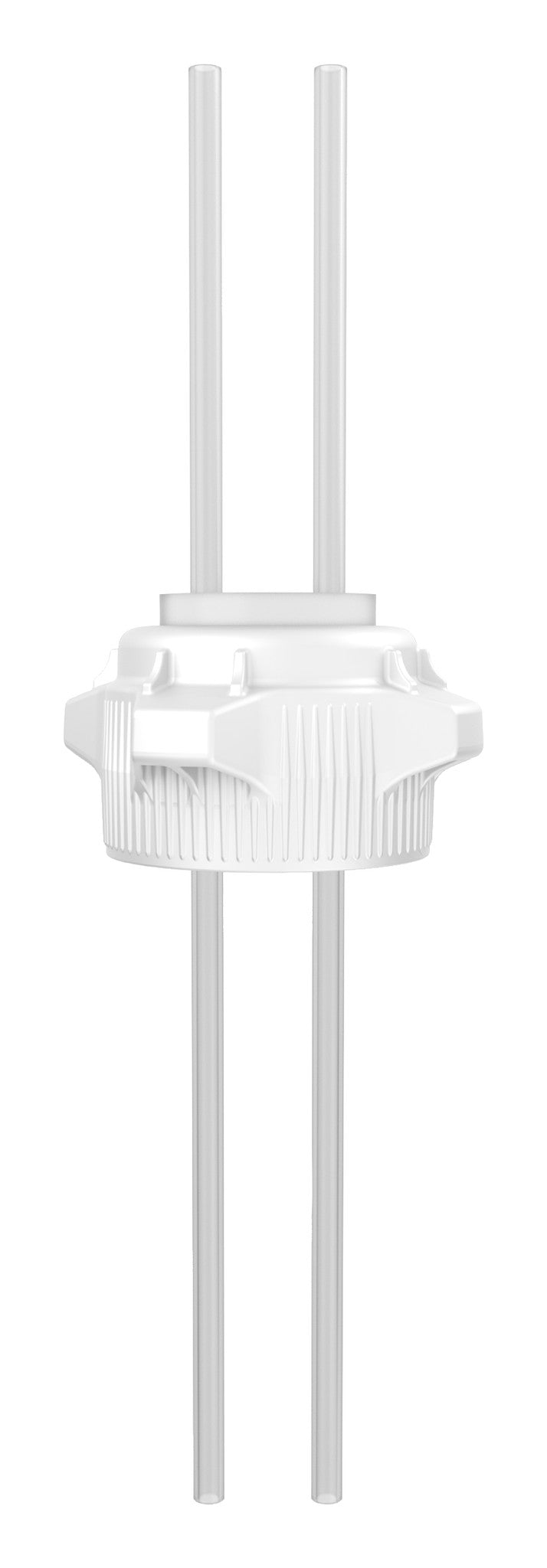 EZBio Silicone Cap System, VersaCap 83B, Open Cap w/ 2x 1/4" Tubing, 1/EA