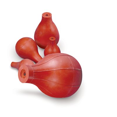 Rubber Bulb 150mL, Red