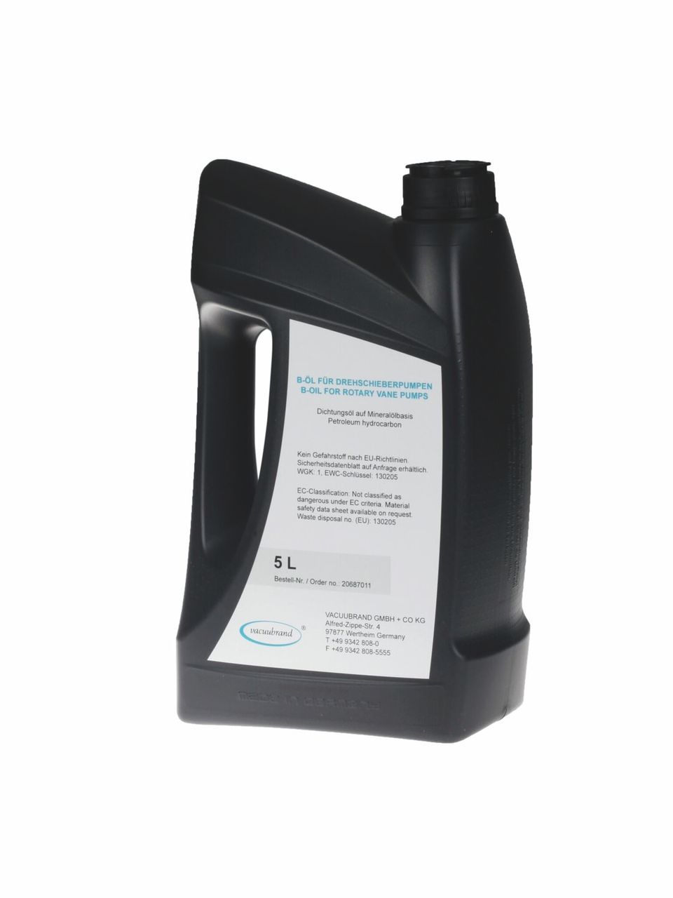 Pump Oil B 5 liter canister