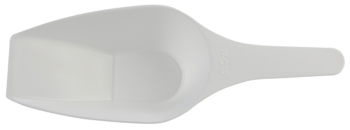 Scoop Measuring Flat Bottom, PP 500mL, 2/CS
