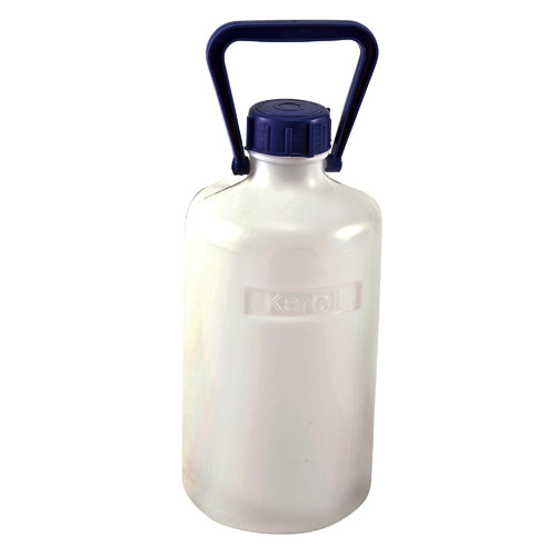 Carboy NM Hvy Walled w O-Ring, HDPE 5L, 1/CS