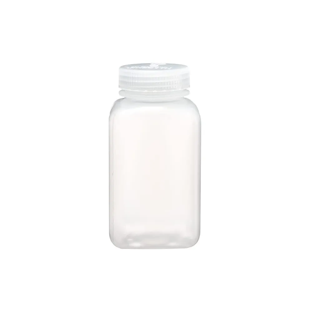 Wide-Mouth Square Bottle PP 500 mL