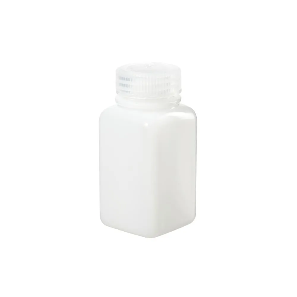 Wide-Mouth Square Bottle HDPE 175 mL
